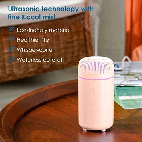 UrrSovv USB Car Diffuser Humidifier 100ml (3.4 Fl Oz) | Ultrasonic Cool Mist for Fresh Air thumbnail 5