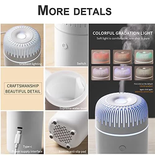UrrSovv USB Car Diffuser Humidifier 100ml (3.4 Fl Oz) | Ultrasonic Cool Mist for Fresh Air thumbnail 9