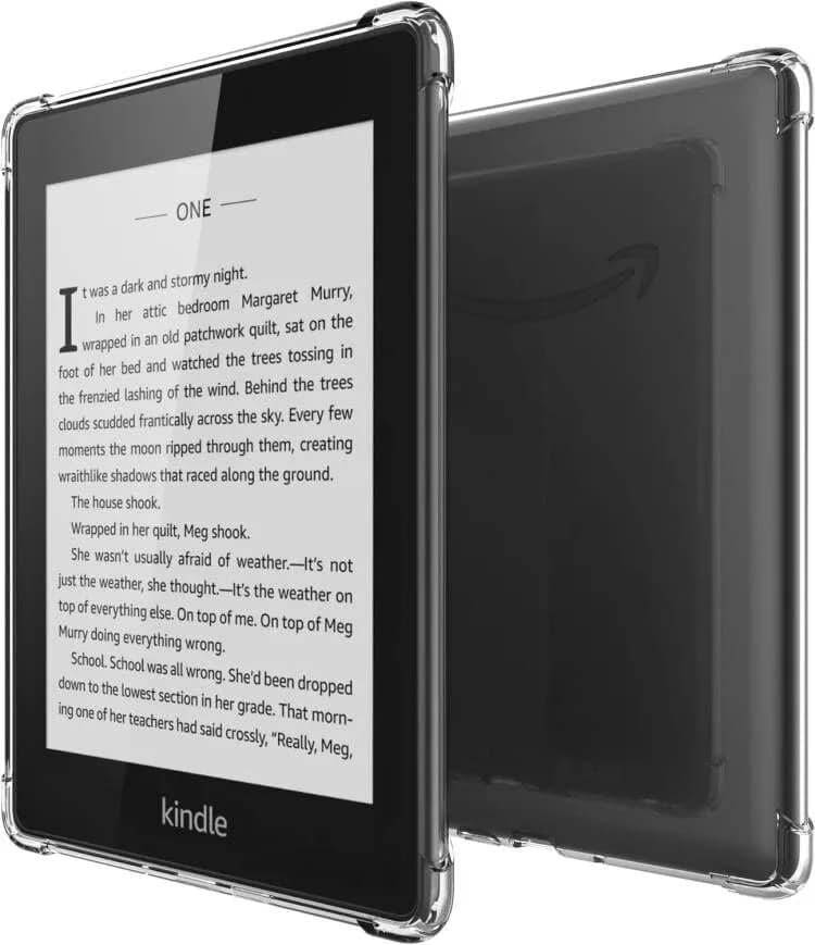KEEXYICC Clear Case for 6.8" Kindle Paperwhite 11th Gen 2021 & Signature Edition | Slim Protective TPU Back Cover with Bumper Corners - view 6