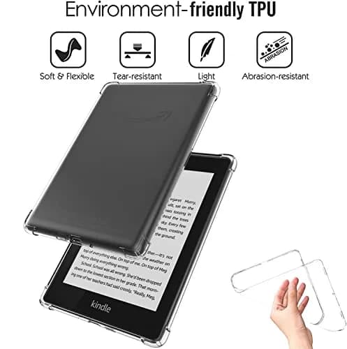 KEEXYICC Kindle Paperwhite 10th Gen Transparent Cover | Ultra-Thin Silicone Shell with Thick Corners thumbnail 4