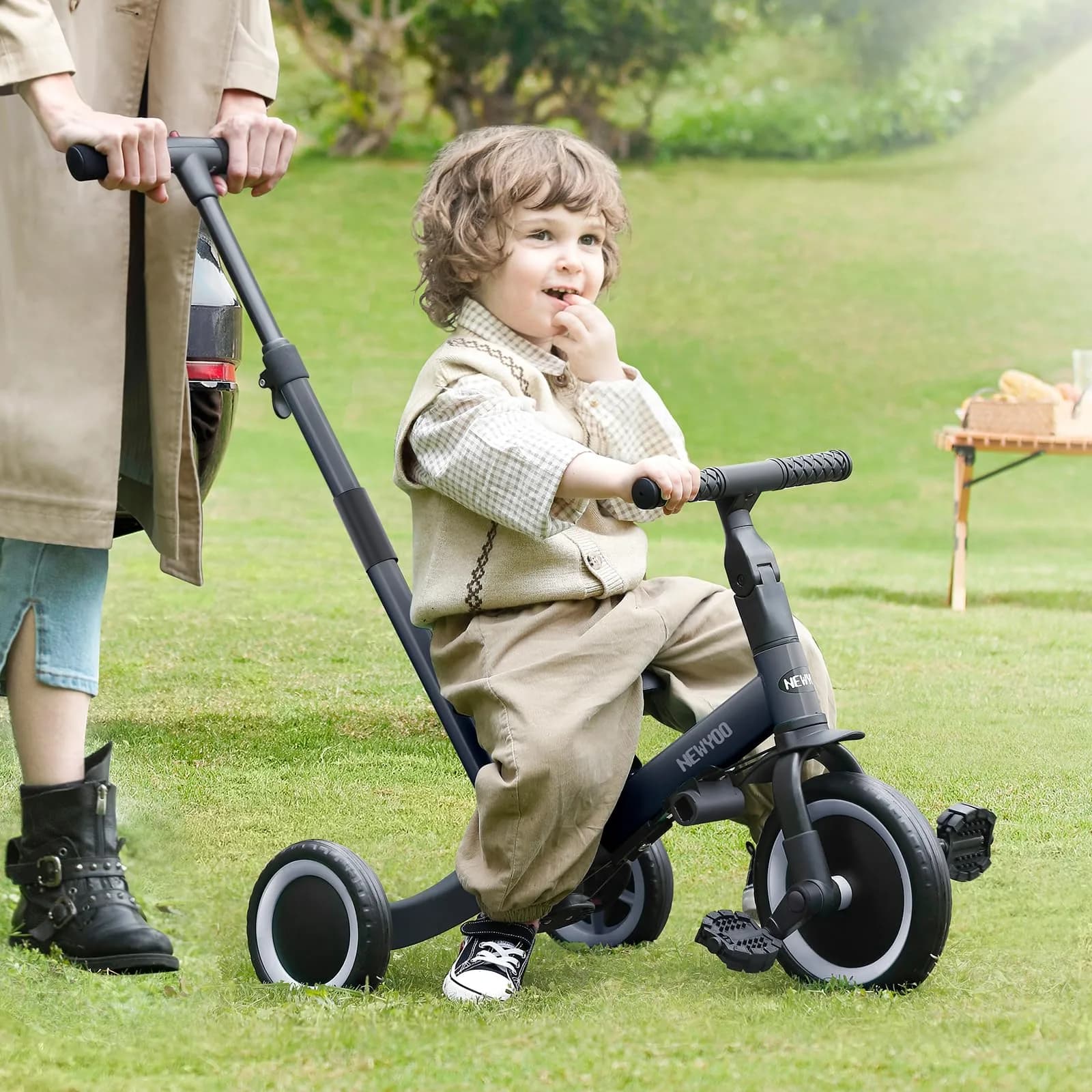 newyoo TR007 5-in-1 Tricycle for Toddlers 1-3 Years | ASTM & EN188 Approved - view 6