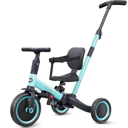 newyoo TR007 5-in-1 Tricycle for Toddlers 1-3 Years | ASTM & EN188 Approved Carbon Steel Frame thumbnail 1
