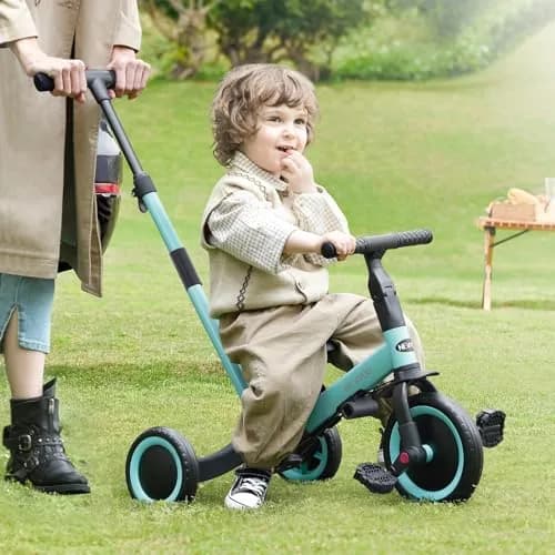 newyoo TR007 5-in-1 Tricycle for Toddlers 1-3 Years | ASTM & EN188 Approved Carbon Steel Frame thumbnail 6
