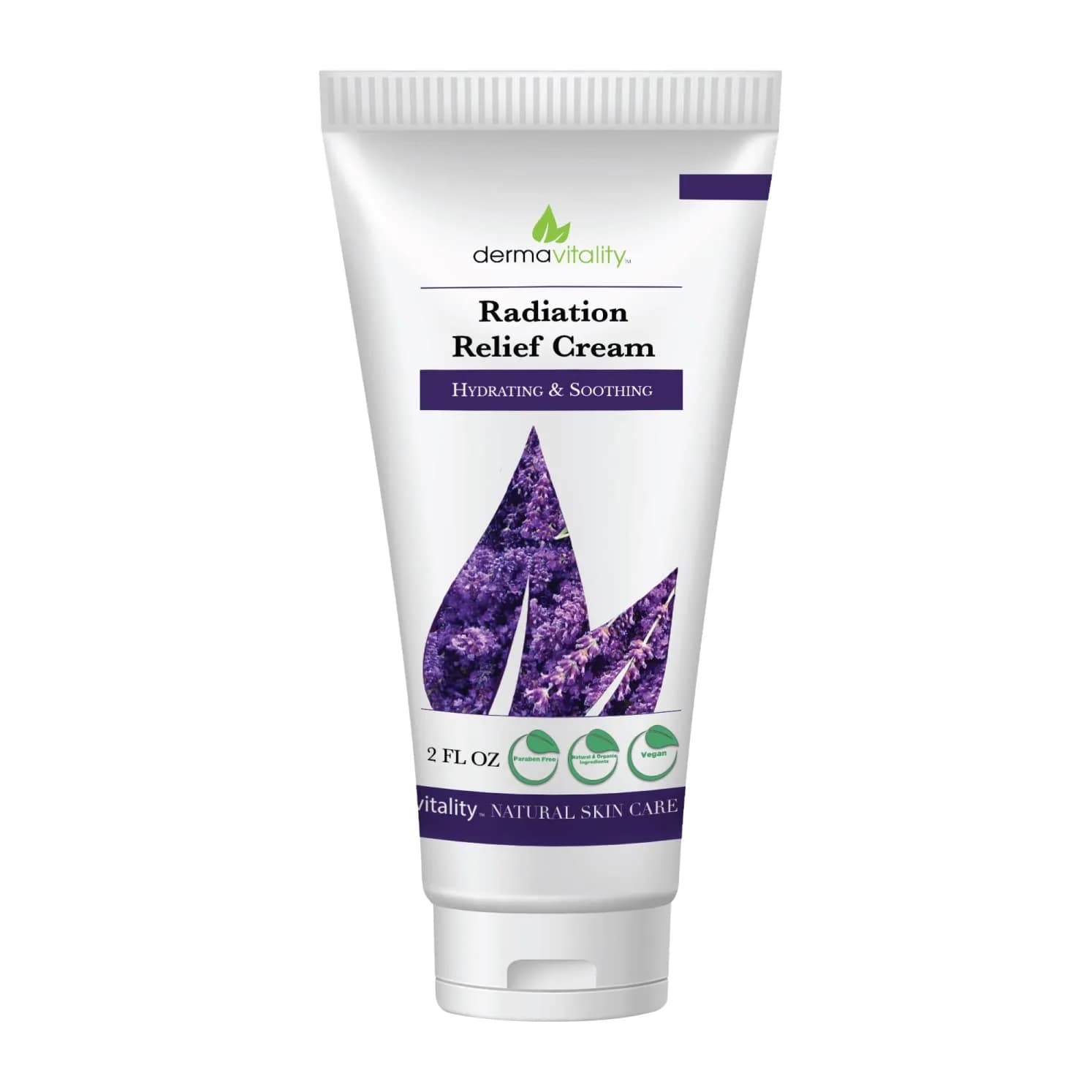 UltimateVitality Radiation Burn Relief Cream Calendula Cream 59ml (2 oz) | Natural Organic Paraben Free — Lavender