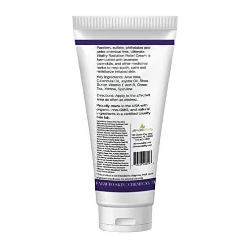 UltimateVitality Radiation Burn Relief Cream Calendula Cream 59ml (2 oz) | Natural Organic Paraben Free thumbnail 2