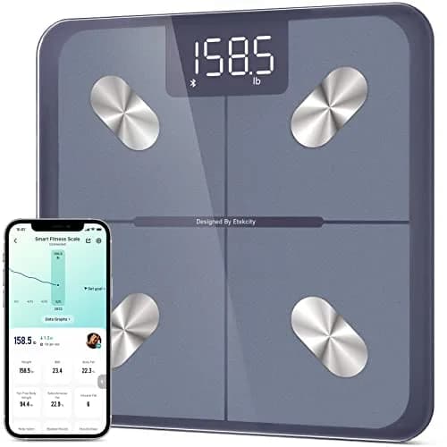 Etekcity Smart Scale for Body Weight, BMI, Body Fat, Bluetooth, Blue | FDA Approved Weigh Scale thumbnail 1