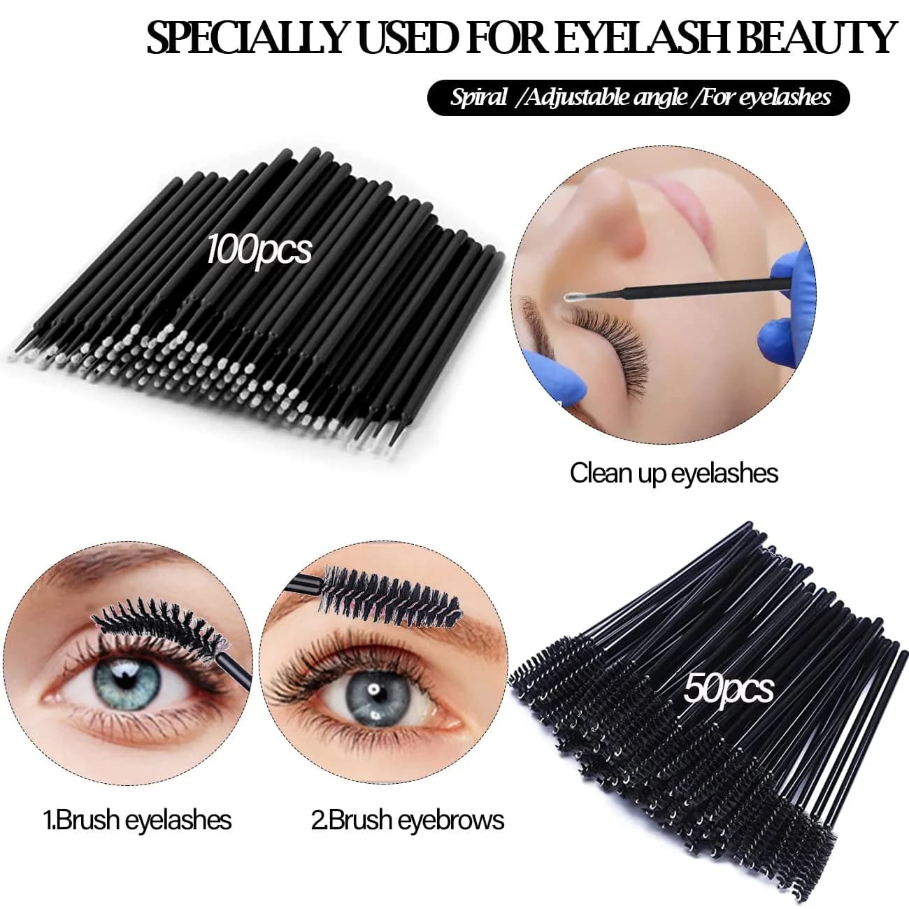 QUKLOGEN Professional Eyelash Extension Kit with D Curl Lashes & USB Fan Dryer | 268 pcs - view 3