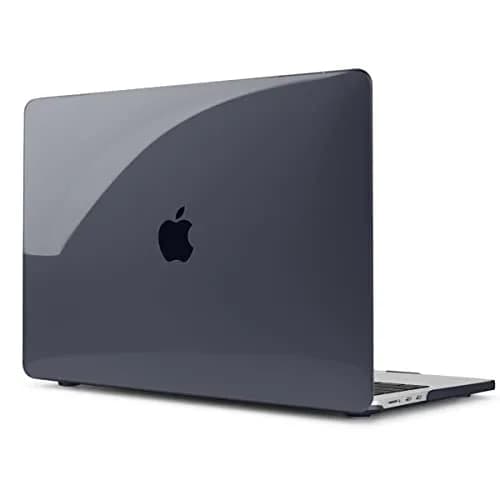 Teryeefi MacBook Air 13.6 Inch Case with Keyboard Cover & USB Adapter | Crystal Black Hard Shell for M2/M3/M4 Chip (A2681/A3113/A3240) thumbnail 4