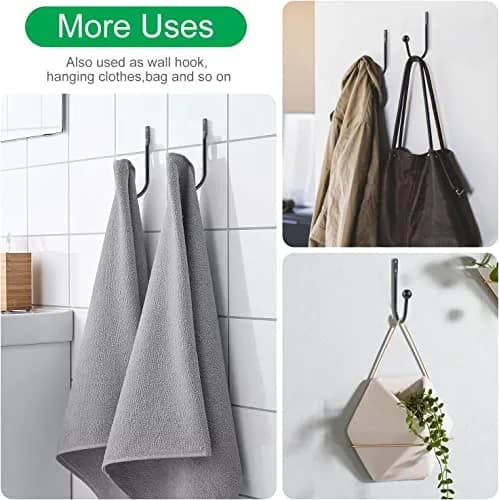 Gobutend Curtain Holdback Tieback 2pcs Wall Mounted Drapery Hooks 15cm (6in) | Retro Home Decor thumbnail 4