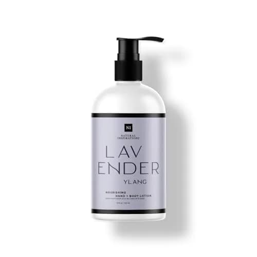Natural Inspirations Lavender Ylang Nourishing Hand + Body Lotion 12oz | Hydrates & Nourishes with Botanicals thumbnail 1