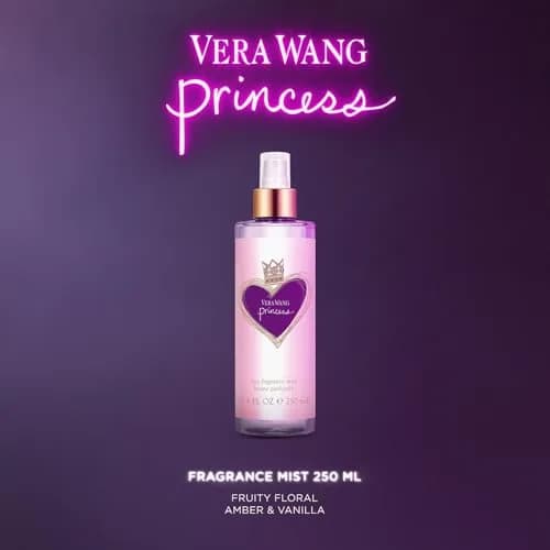 Vera Wang Princess Hair and Body Mist 250ml (8.4 Fl Oz) | Citrus-Forward Fragrance for Youthful Femininity thumbnail 5