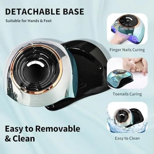 MIRAGE LAYON UV Light for Nails 288W with 63 LED Beads | Fast 10s Drying, LCD Display, Auto Sensor thumbnail 4