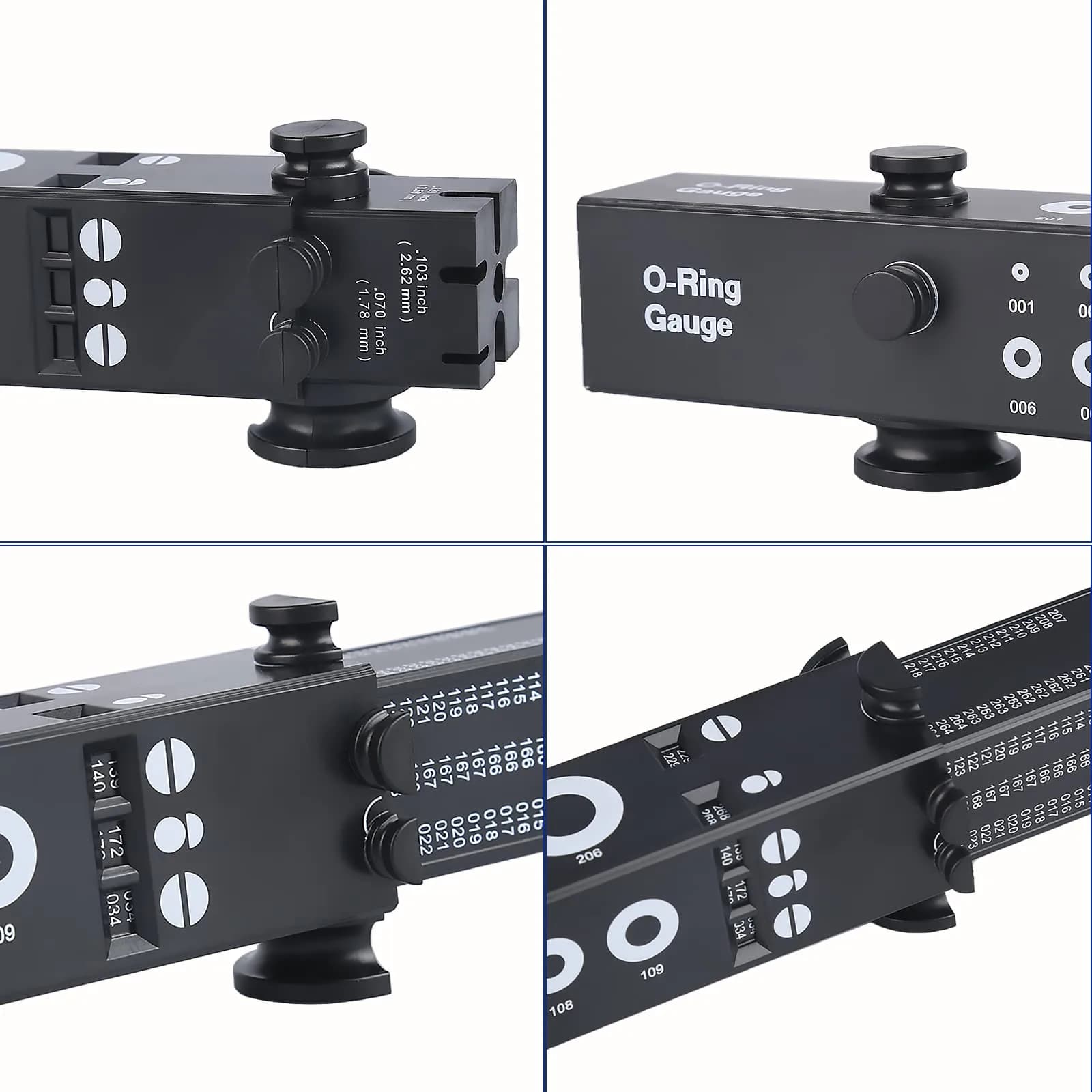 BUSY-CORNER Telescoping O-Ring Gauge for AS568/BS1806 Standards | Measures ID, OD, Thickness Up to 13" ID - view 2