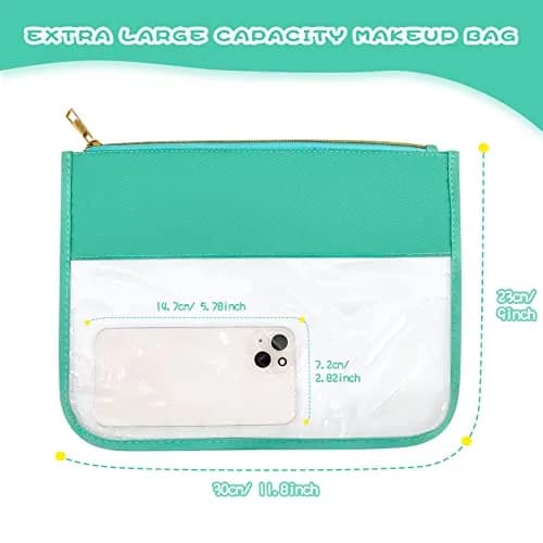 LOKFAR Cosmetic Bag 30cm x 23cm | Waterproof Nylon Makeup Toiletry Pouch thumbnail 2