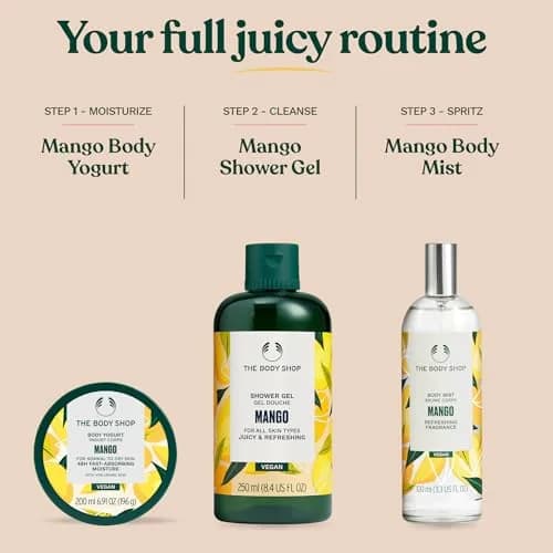 The Body Shop Mango Body Yogurt 6.91 oz | Instantly Absorbing Hydration for Normal to Dry Skin | Vegan thumbnail 6