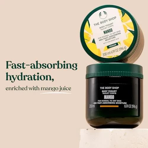 The Body Shop Mango Body Yogurt 6.91 oz | Instantly Absorbing Hydration for Normal to Dry Skin | Vegan thumbnail 2