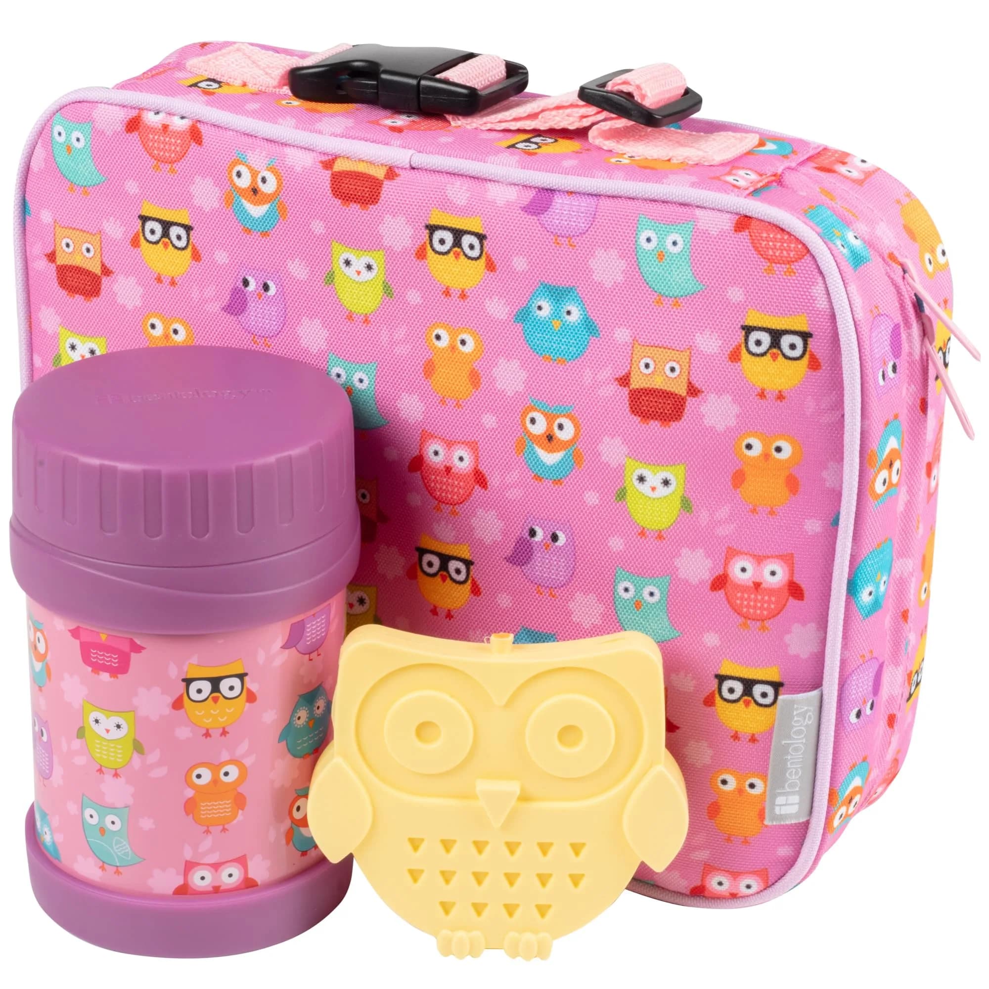 Bentology Kids Insulated Lunch Box Set with thermos Food Jar and Ice Pack | Food Safe, BPA-Free, Suitable for Ages 3+ - main product image