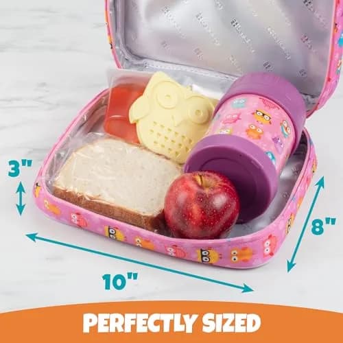 Bentology Kids Insulated Lunch Box Set with thermos Food Jar and Ice Pack | Food Safe, BPA-Free, Suitable for Ages 3+ thumbnail 5