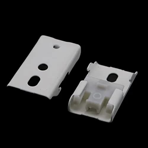 MEETOOT 12pcs Curtain Track Mounting Bracket White Ceiling Mount Brackets 36mm Support Load 3kg thumbnail 5