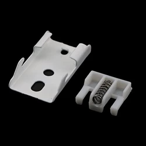 MEETOOT 12pcs Curtain Track Mounting Bracket White Ceiling Mount Brackets 36mm Support Load 3kg thumbnail 6