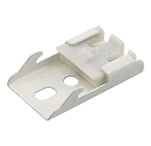 MEETOOT 12pcs Curtain Track Mounting Bracket White Ceiling Mount Brackets 36mm Support Load 3kg thumbnail 3