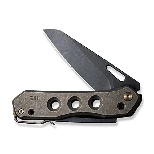 WeKnife WE210314 Vision R Superlock Bronze | 4.5" Closed, CPM-20CV Blade, Titanium Handle thumbnail 1