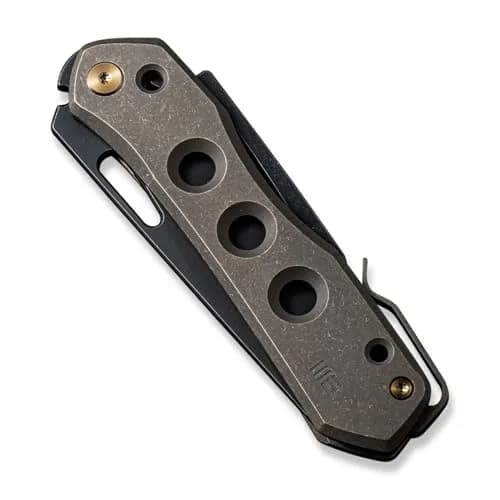 WeKnife WE210314 Vision R Superlock Bronze | 4.5" Closed, CPM-20CV Blade, Titanium Handle thumbnail 6