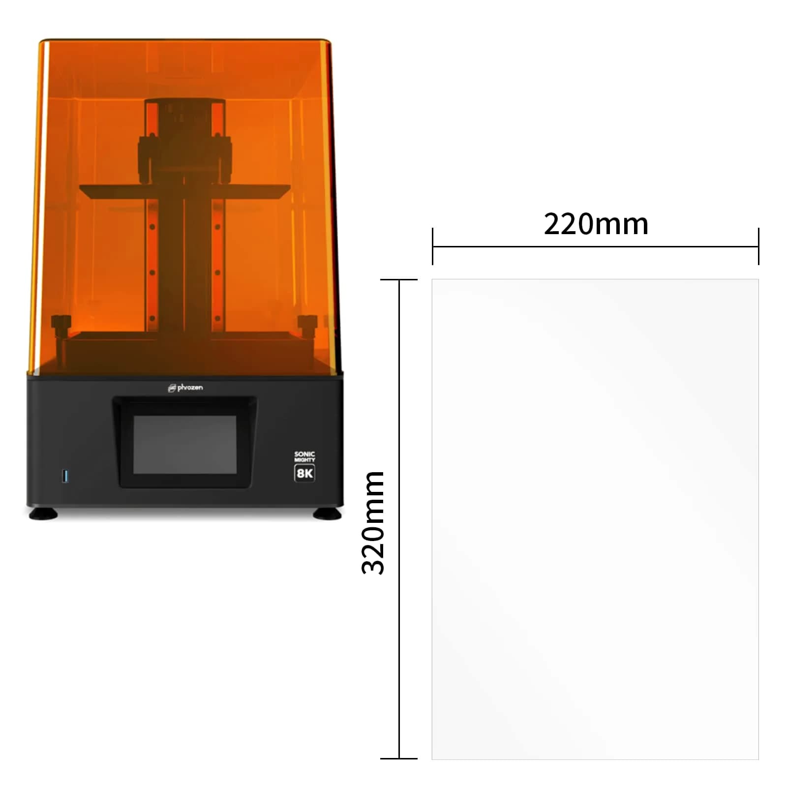 Chitu Systems FEP Film Release Films 320x220mm (3-Pack) | For 10.1-10.3 Inch LCD 3D Printers - view 3