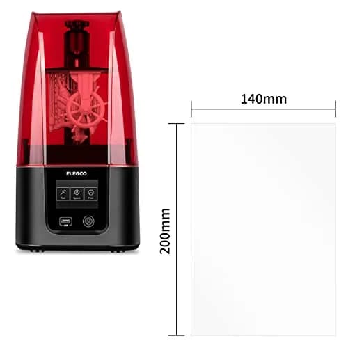 chitu Systems FEP Film Release Films for Elegoo Mars 3/Mars 3 Pro/Photon Mono 2 6.6" 6K LCD 3D Printer 195x146mm (3-Pack, 0.15mm Thick) thumbnail 2