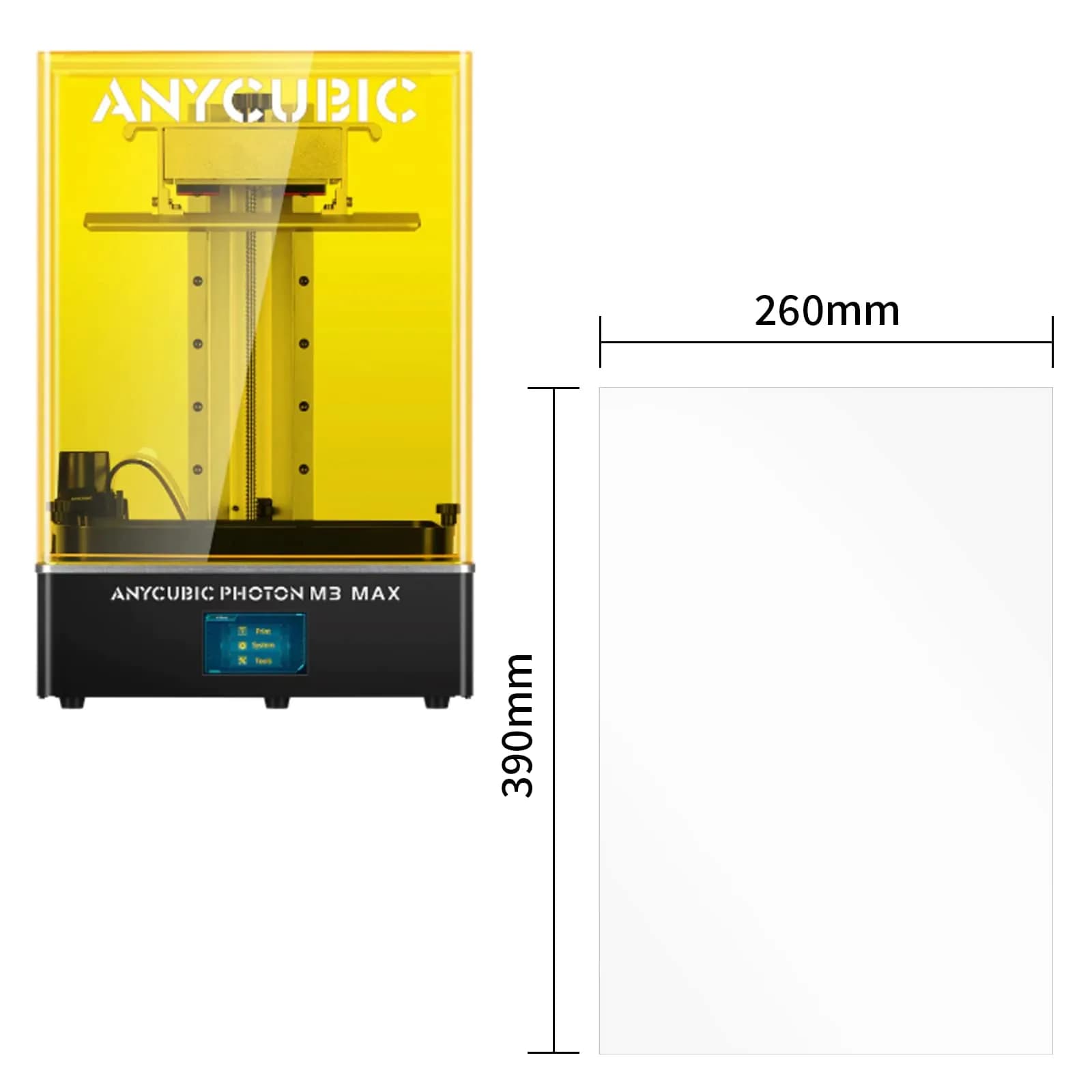 Chitu Systems FEP Film Release Films for Photon M3 Max 13.6" 7K 3D Printer | 390x260mm (15.35x10.24 in) 0.1mm Thickness, 3-Pack - view 2