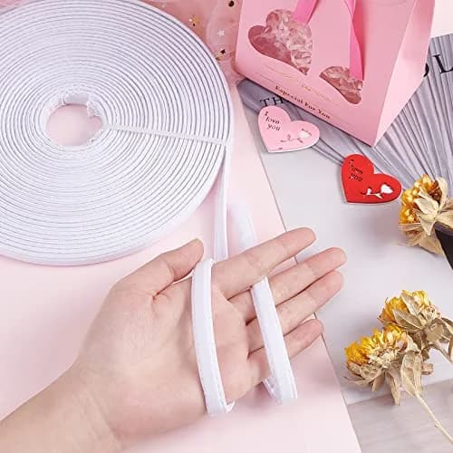 PH PandaHall Cotton Covered Boning Roll 11mm Wide, 12 Yards | Sew-Through White Fabric for Garment Support thumbnail 5
