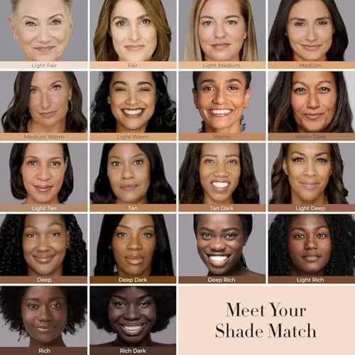LUMINESS Airbrush Spray Silk Foundation Starter Kit - Light Warm | Buildable, Hydrating, Flawless Finish thumbnail 2