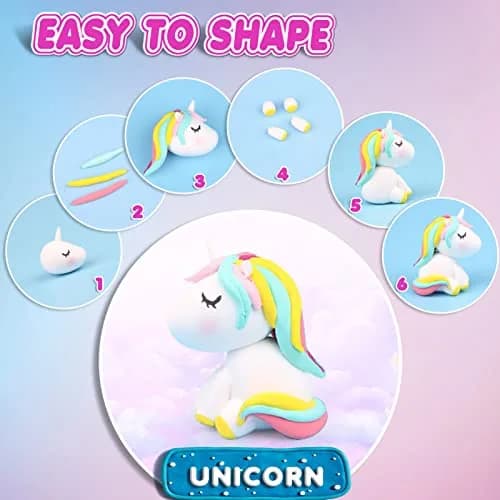 ESSENSON Air Dry Clay 36 Colors | Creative Kids Modeling Clay for Ages 3-8+ thumbnail 4