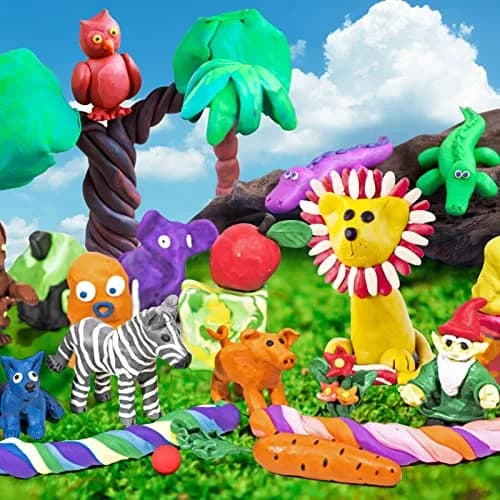 ESSENSON Air Dry Clay 36 Colors | Creative Kids Modeling Clay for Ages 3-8+ thumbnail 5