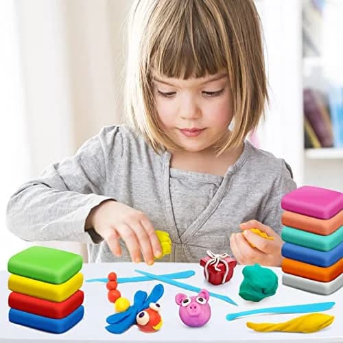 ESSENSON Air Dry Clay 36 Colors | Creative Kids Modeling Clay for Ages 3-8+ thumbnail 6