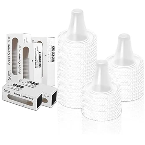 mozeeda 800 Pack Disposable Ear Thermometer Probe Covers | Protects Lens & Ensures Accuracy thumbnail 1