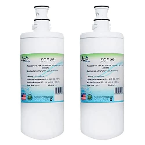 Swift Green Filters SGF-351 Compatible Commercial Water Filter 2 Pack | Reduces Chlorine & Sediment thumbnail 1