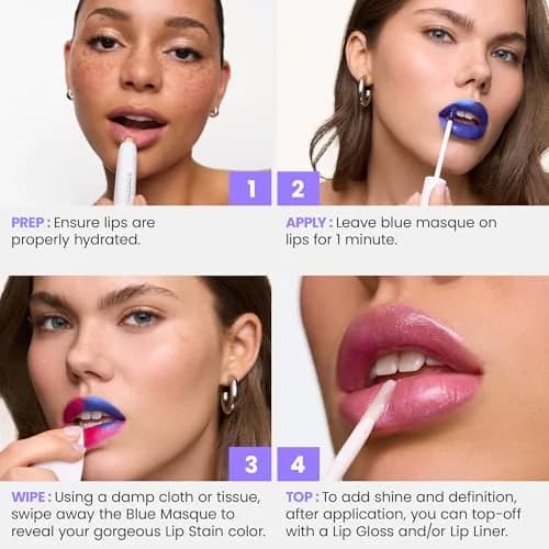Wonderskin Hyper Staining Lip Stain Tint 5ml (0.17 Fl Oz) | Long-Lasting Waterproof Color thumbnail 3