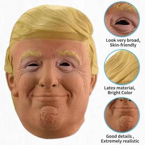 Gadluckki Realistic Old Man Latex Mask | Full Head Cosplay Costume for Adults (250g) thumbnail 4