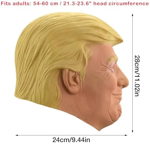 Gadluckki Realistic Old Man Latex Mask | Full Head Cosplay Costume for Adults (250g) thumbnail 2