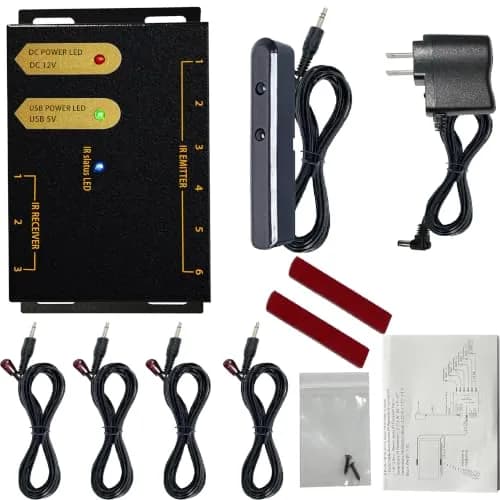 Ensigear IR Repeater Kit 4m Black | IR Signal Extender for TV & AV Devices thumbnail 5