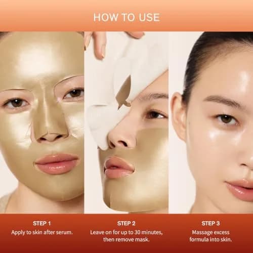 Sulwhasoo Concentrated Ginseng Rejuvenating Cream Collagen Mask 5 Pack | Visibly Smooth Fine Lines & Reinforce Skin Resilience thumbnail 8