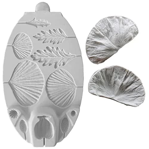 ZHUOJIE Food Preparation Mold Silicone Flower & Leaf Set | Sugarcraft & Chocolate Tool thumbnail 2
