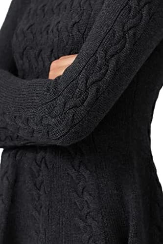 Jason Wu Collective Grey Peplum Sweater | Crew Neck, Cotton Blend, Large thumbnail 5