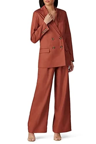 Sweet Baby Jamie Blazer Medium | Classic Double-Breasted Rust Suiting (70-120 chars) thumbnail 1