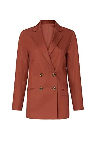 Sweet Baby Jamie Blazer Medium | Classic Double-Breasted Rust Suiting (70-120 chars) thumbnail 2