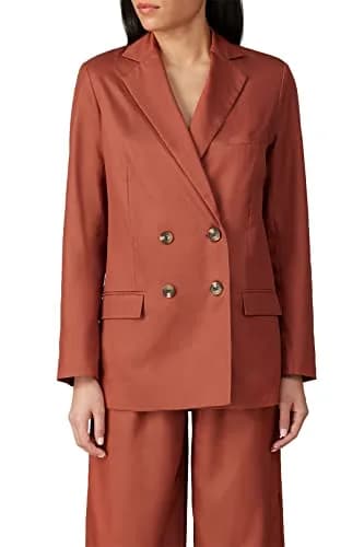 Sweet Baby Jamie Blazer Medium | Classic Double-Breasted Rust Suiting (70-120 chars) thumbnail 3