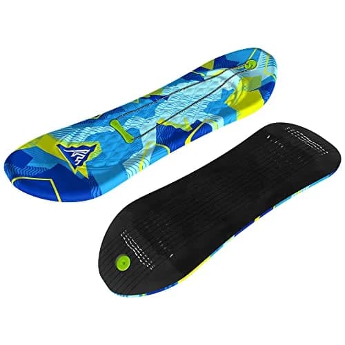 Artikfun Premium Foam Snowboard Sled 2-Pack | Contoured Foot Deck & Tow Rope | 48in-122cm | Safer Ride for All Ages thumbnail 9