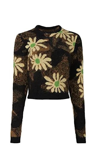 Nanushka Eloise Sweater Large | Whimsical Alpaca Wool Blend Pullover thumbnail 2