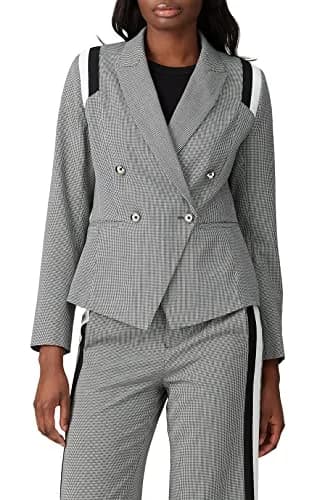 Great Jones Blazer Small | Plaid Varsity Stripe, Grey, Classic Fit (70-120 chars) thumbnail 1